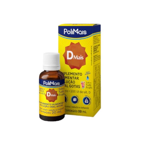 Imagem de Nutr suple polimais vita-d dmais 20ml