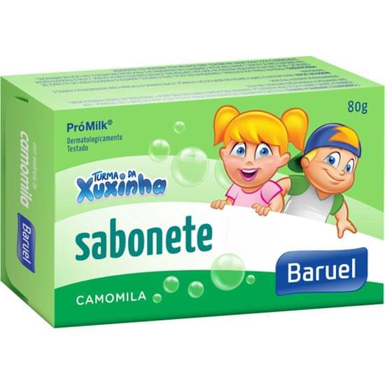 Imagem de Sabonete em barra infantil baruel turma da xuxinha camomila 80g