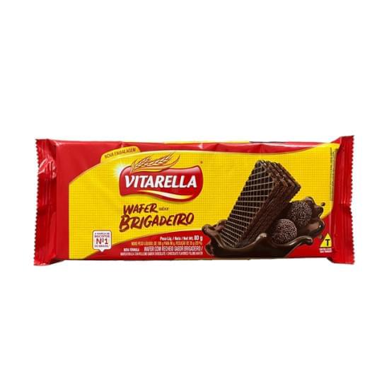 Imagem de Biscoito wafer vitarella brigadeiro 80g