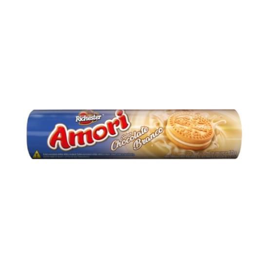 Imagem de Biscoito recheado amori chocolate branco richester 125g