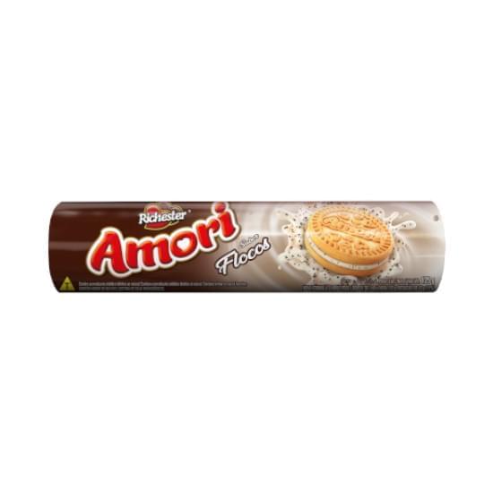 Imagem de Biscoito recheado amori flocos richester 125g