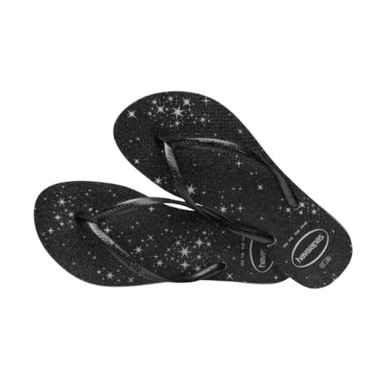 Imagem de Sandalia havaiana feminina slim gloss cinza/cinza 31/32