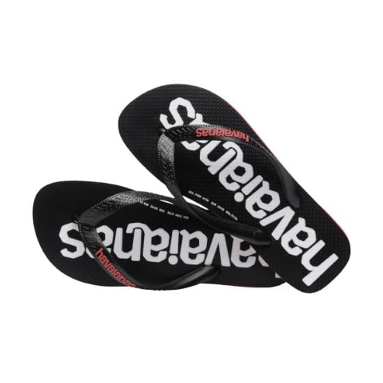 Imagem de Sandalias havaianas unissex top logomania2 vermelho rubi 31/32