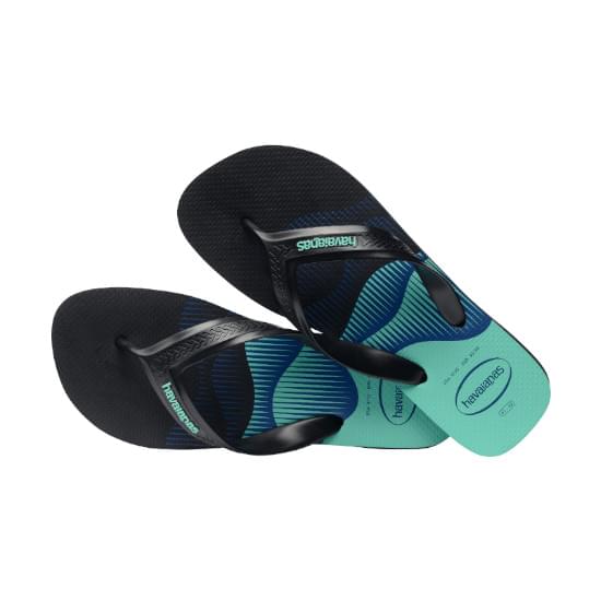 Imagem de Sandália havaianas masculino top max basic preto 37/38