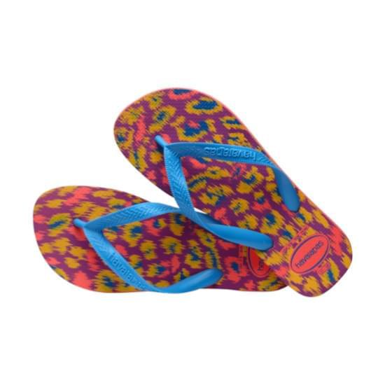 Imagem de Sandália havaianas feminina top animals salmão 33/34