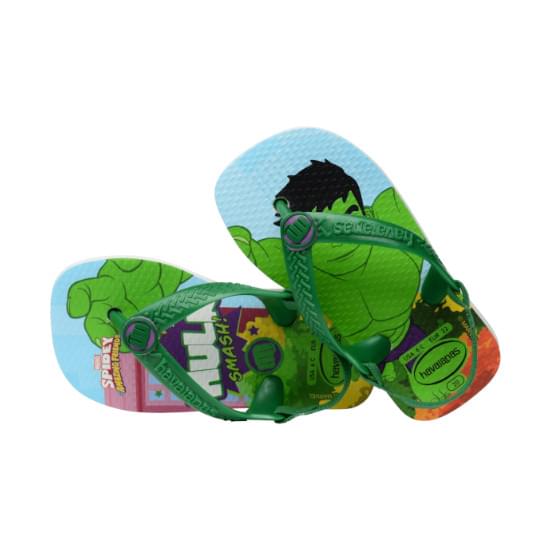 Imagem de Sandália havaianas infantil baby marvel branco 20