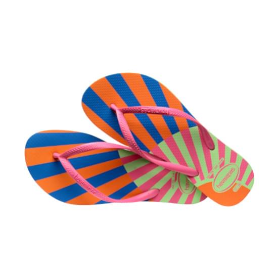 Imagem de Sandalia havaianas feminina slim harmony citronela 37/38