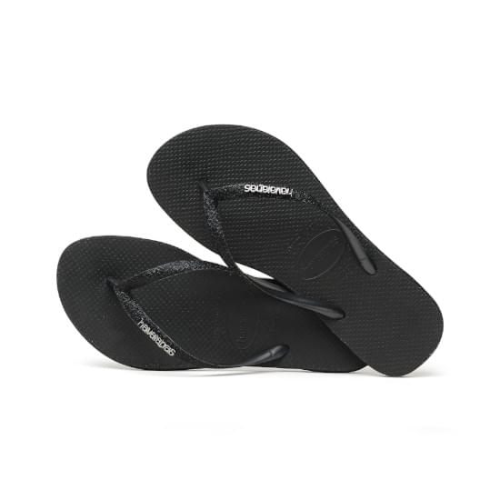 Imagem de Sandálias havaianas feminina slim sparkle me preto 37/38