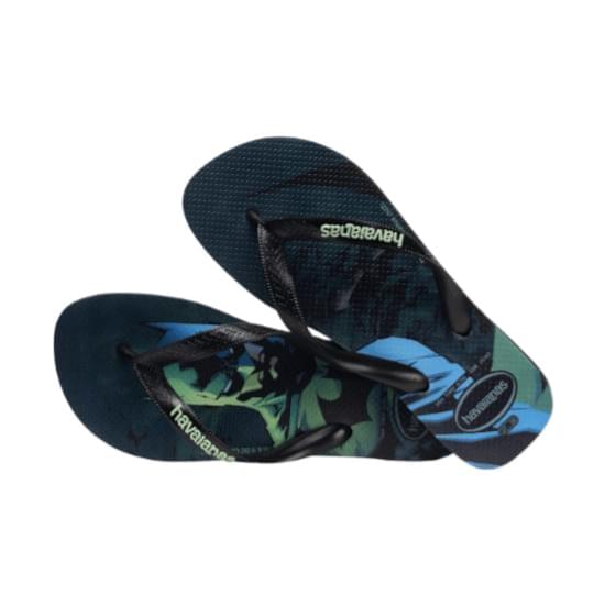 Imagem de Sandália havaianas masculino top herois dc preto/preto/argila 39/40