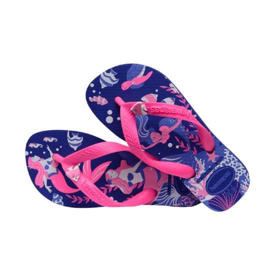 Imagem de Sandalia havaianas infantil kids fantasy azul naval 29/30