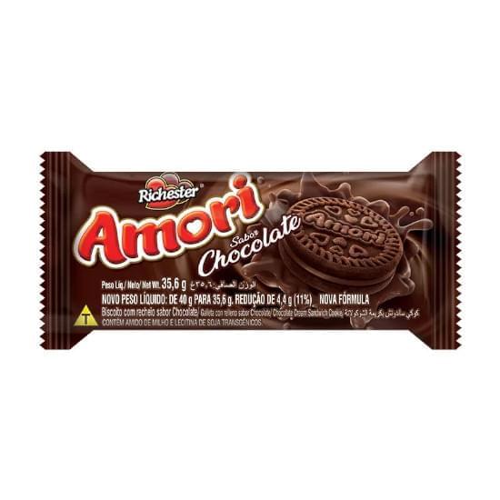 Imagem de Biscoito recheado amori chocolate richester 35,6g