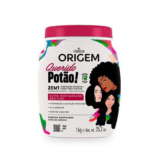 Imagem de Creme de tratamento origem 1kg 2 em 1 querido potão