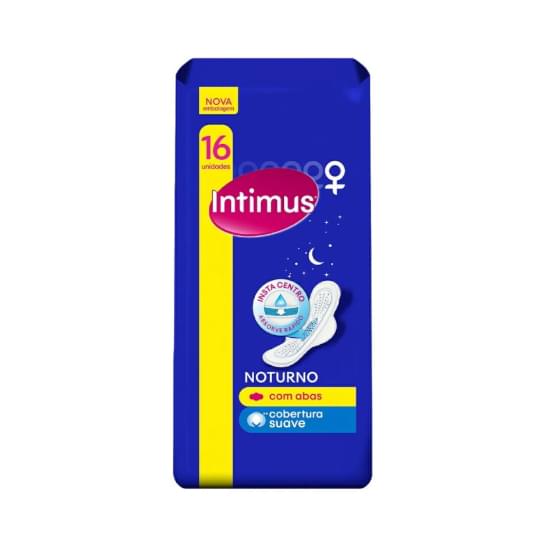 Imagem de Absorvente noturno intimus com abas suave gel | com 16 unidades