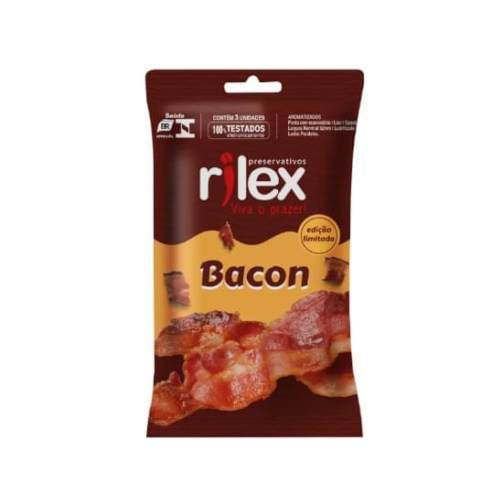 Imagem de Preservativo rilex bacon | com 3 unidades