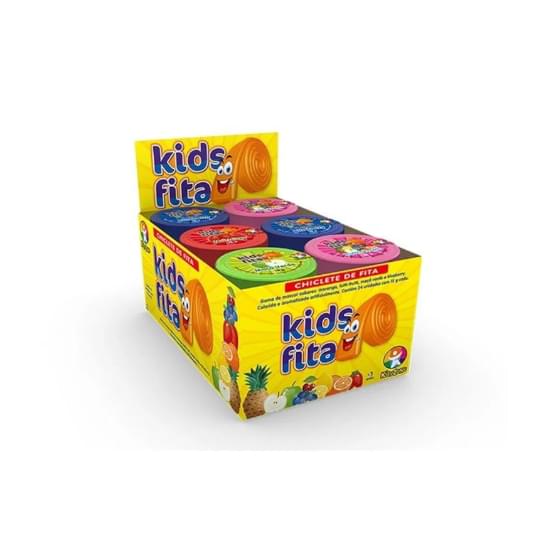 Imagem de Kids zone goma de mascar kids fita long gum 55cm com 24 unidades