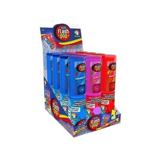 Imagem de Kids zone brinquedo com pirulito kids flash pop com 12 unidades