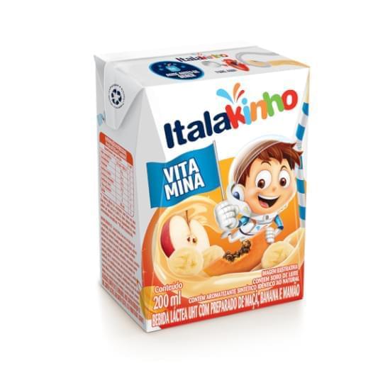 Imagem de Bebida láctea uht sabor mix de frutas italakinho 200ml