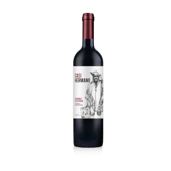 Imagem de Vinho tinto fino demi-sec cabernet sauvignon casi hermano 750ml