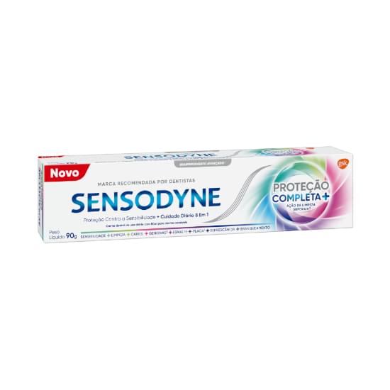 Imagem de Creme dental sensodyne proteção completa caixa 90g