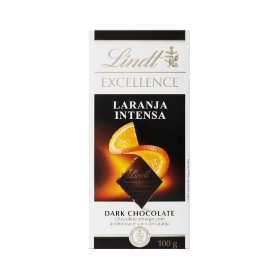 Imagem de Chocolate amargo com suco de laranja e amêndoas lindt excellence caixa 100g