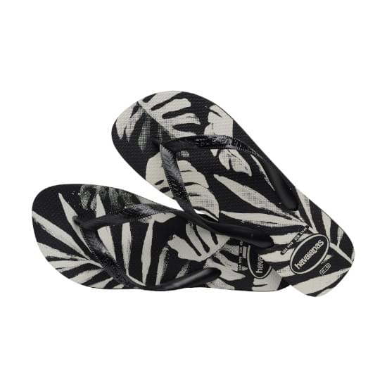 Imagem de Sandália havaianas masculino aloha preto/preto/preto 37/38