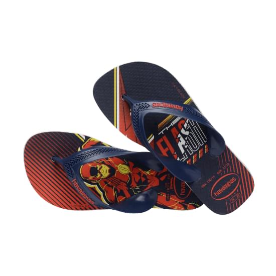 Imagem de Sandália havaianas infantil kids max herois branco 33/34