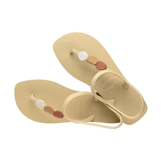 Imagem de Sandália havaiana feminina flash urban plus areia 33/34