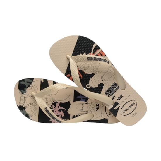 Imagem de Sandália havaianas masculina top naruto areia 35/36