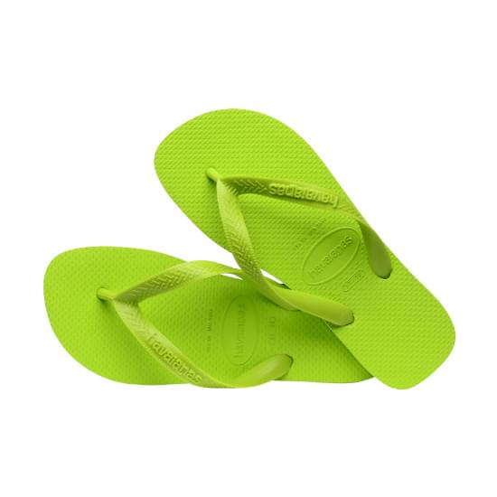 Imagem de Sandália havaianas unissex top verde limão 39/40