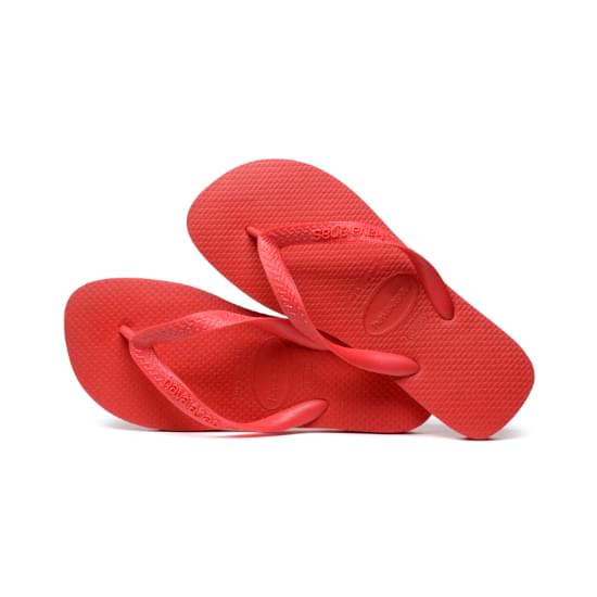 Imagem de Sandália havaianas unissex top vermelho rubi 33/34