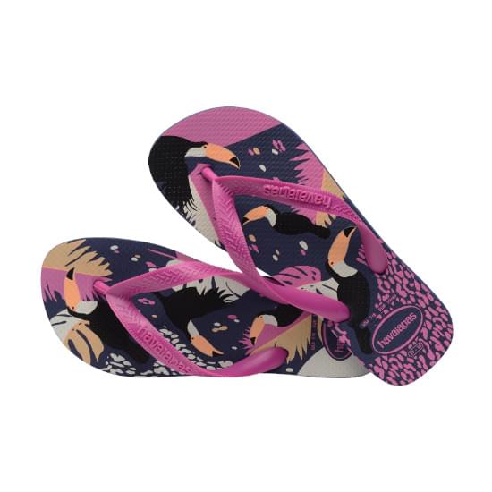 Imagem de Sandália havaianas feminina top trop vibes marinho 33/34