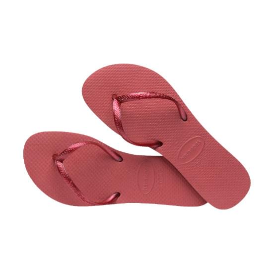 Imagem de Sandalia havaiana feminina flat pau brasil 39/40