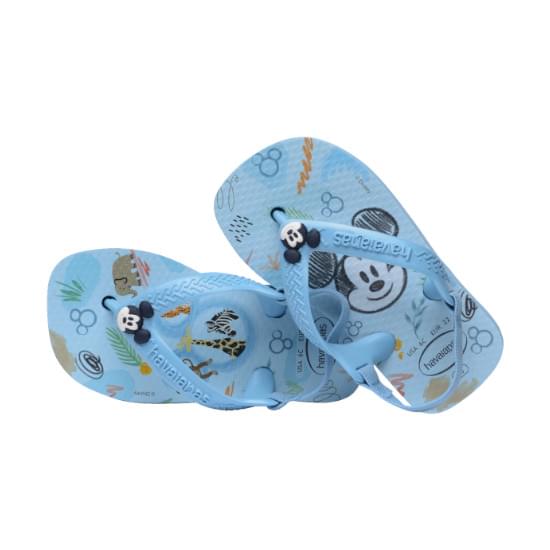 Imagem de Sandália havaianas baby disney classic azul lavanda 25/26