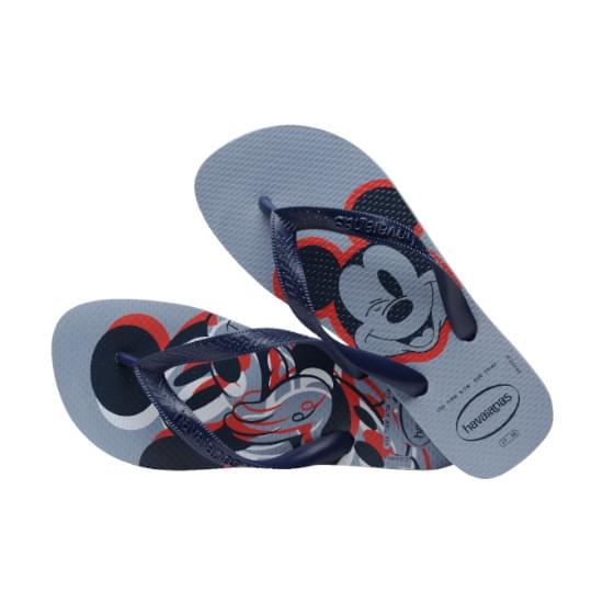 Imagem de Sandalia havaiana masculina top disney vento 33/34