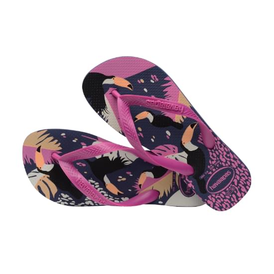 Imagem de Sandália havaianas feminina top trop vibes marinho 39/40