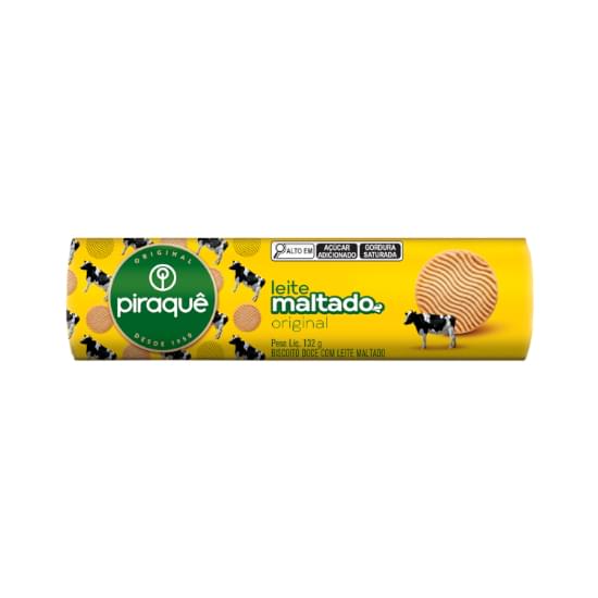 Imagem de Piraquê biscoito leite maltado 132g