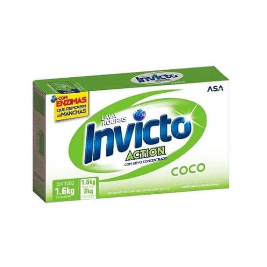 Imagem de Lava roupa invicto action 1,6kg coco