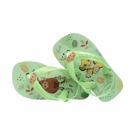 Imagem de Sandália havaianas baby disney classics citronela/citronela 17/18