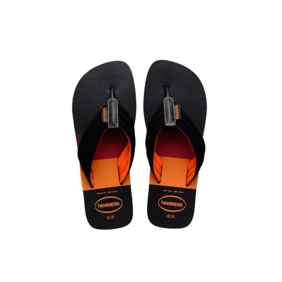 Imagem de Sandália havaianas masculina urban print preto 43/44