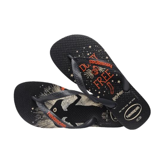 Imagem de Sandália havaianas masculino harry potter grafite/grafite metalico 39/40