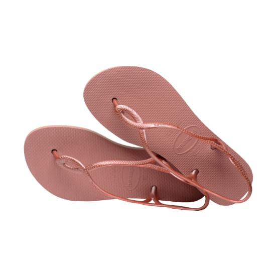 Imagem de Sandálias havaianas feminina luna flatform rosa crocus 37/38