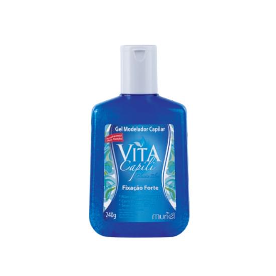 Imagem de Gel modelador vita capili vertical azul brilho molhado