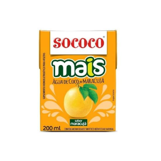 Imagem de Água de coco sococo mais maracujá 200ml