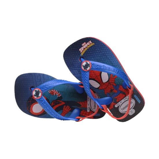 Imagem de Sandália havaianas infantil baby marvel vermelho rubi 17/18