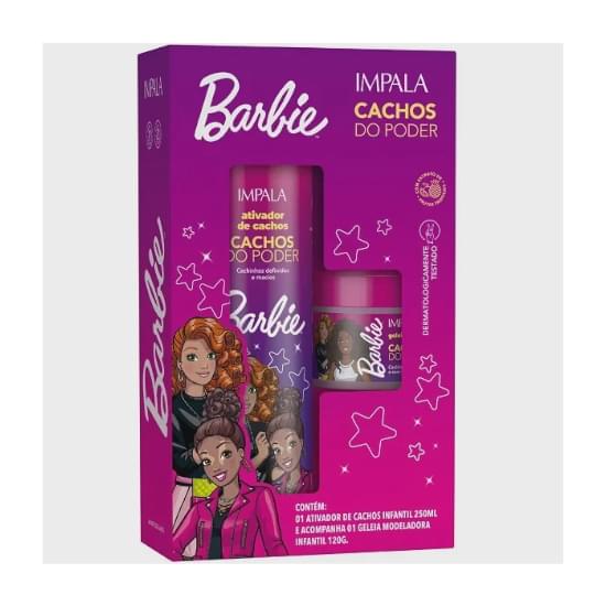 Imagem de Kit barbie cachos do poder ativador de cachos 250ml + geleia modeladora 120g