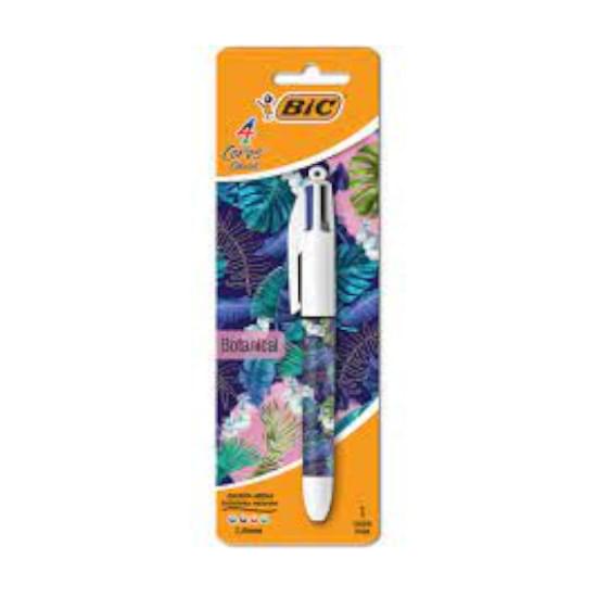 Imagem de Caneta bic 4 cores floral