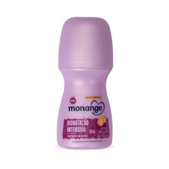 Imagem de Desodorante roll-on feminino monange hidratação intensiva 50ml
