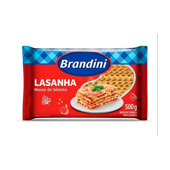 Imagem de Macarrão brandini lasanha seca sêmola 500g