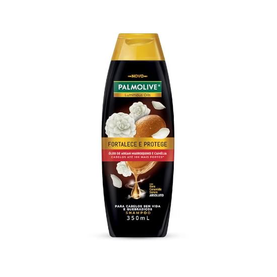 Imagem de Shampoo palmolive luminous óleo de argan marroquino e camélio 350ml