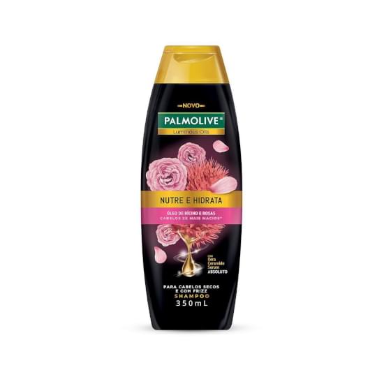 Imagem de Shampoo palmolive óleo rícino e óleo de rosas 350ml